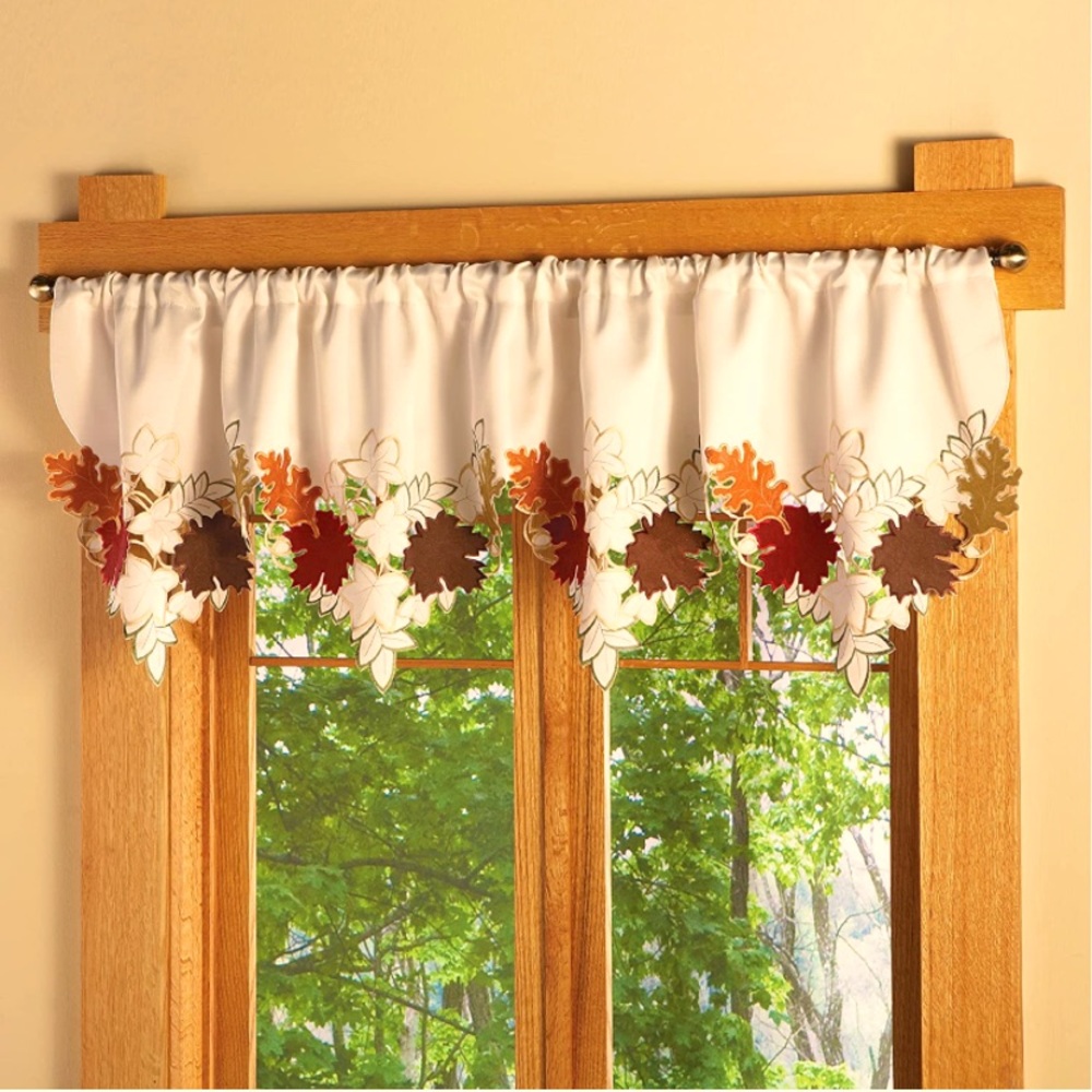 Fall window valance
